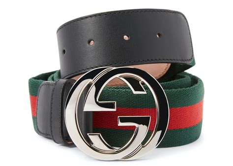 buy leather gucci green red band|gucci red web belt.